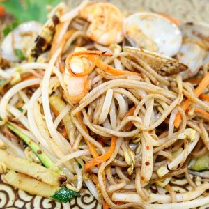 hisyou ristorante di sushi take away consegna a domicilio - primi spaghetti soba con misto mare