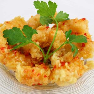 hisyou ristorante di sushi take away consegna a domicilio - tempura chilli rock shrimps